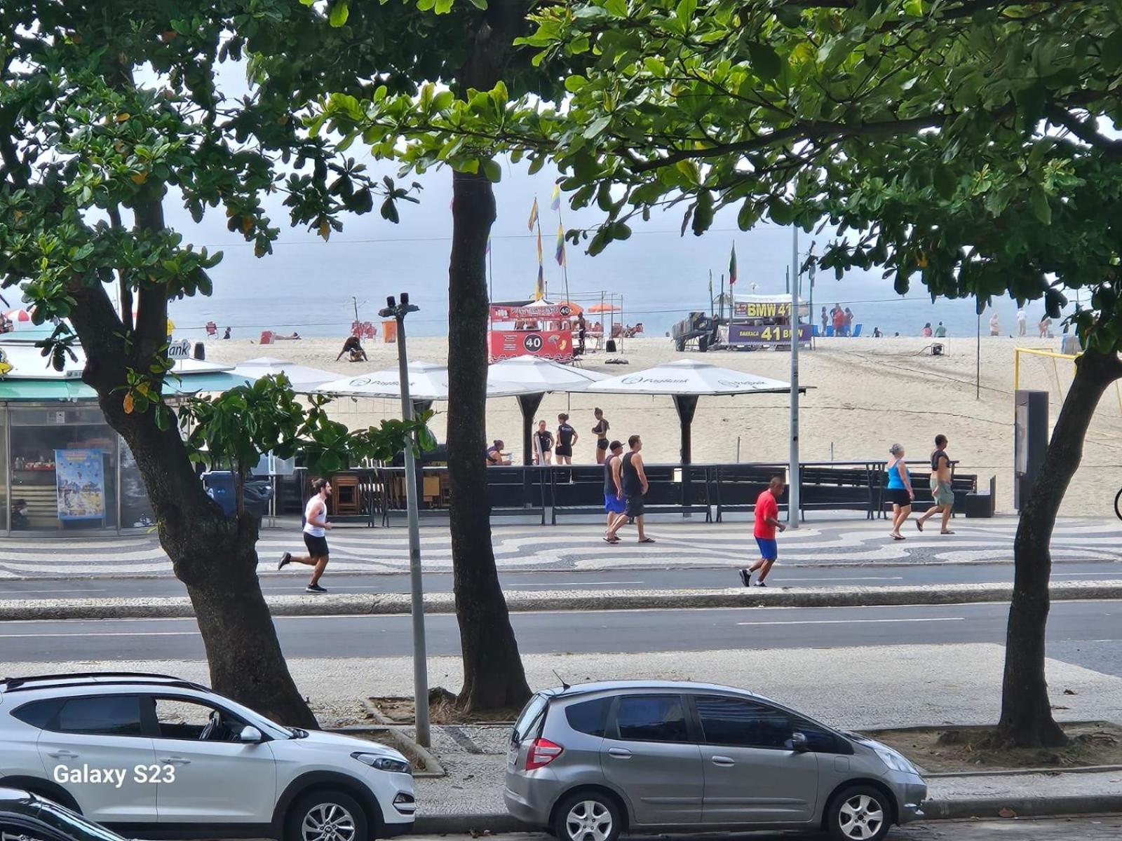 Leme De Frente Para O Mar Na Quadra Gourmet Da Atlantica Rio de Janeiro Dış mekan fotoğraf